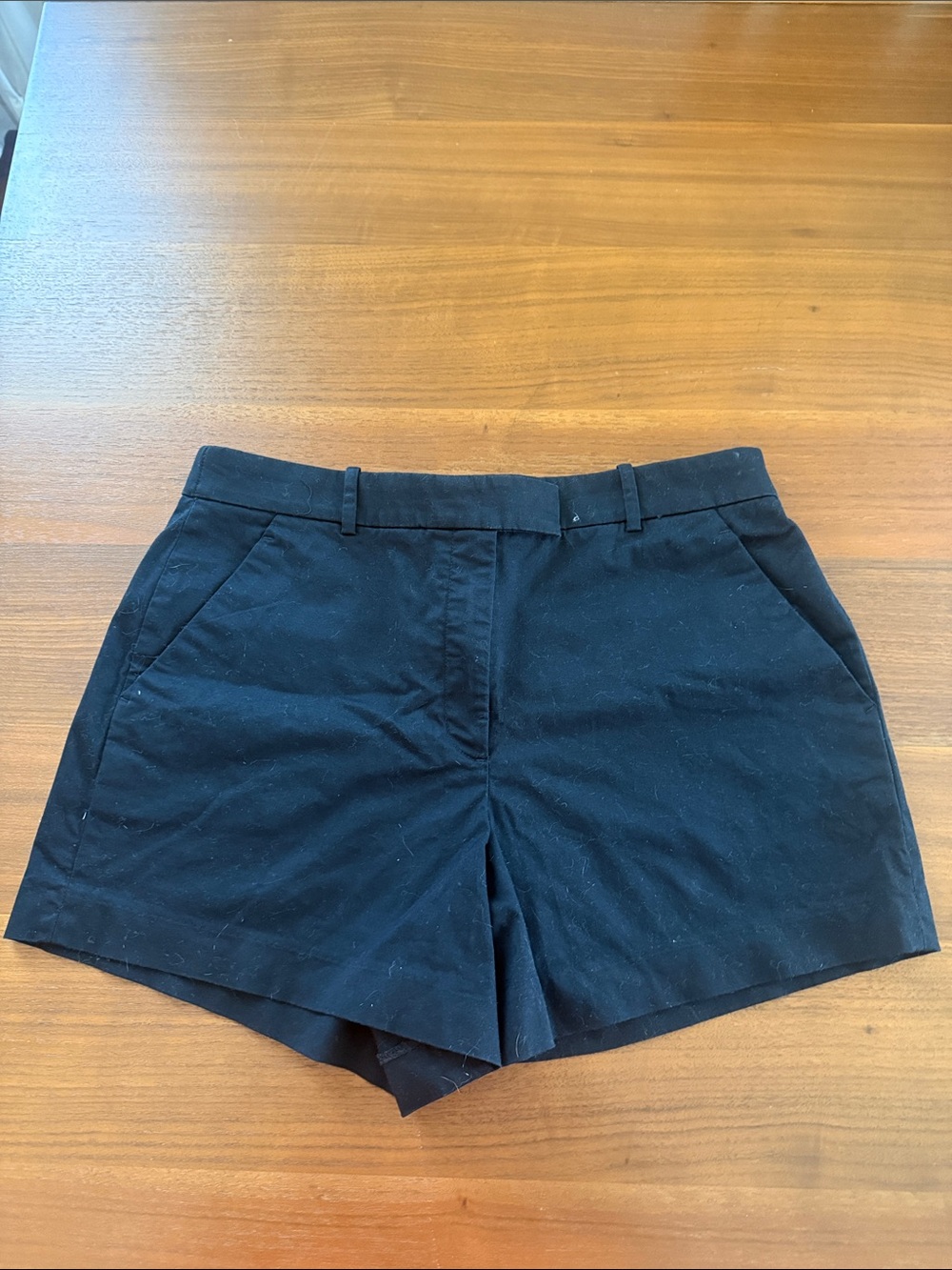 Tailored Abercrombie and Fitch black shorts